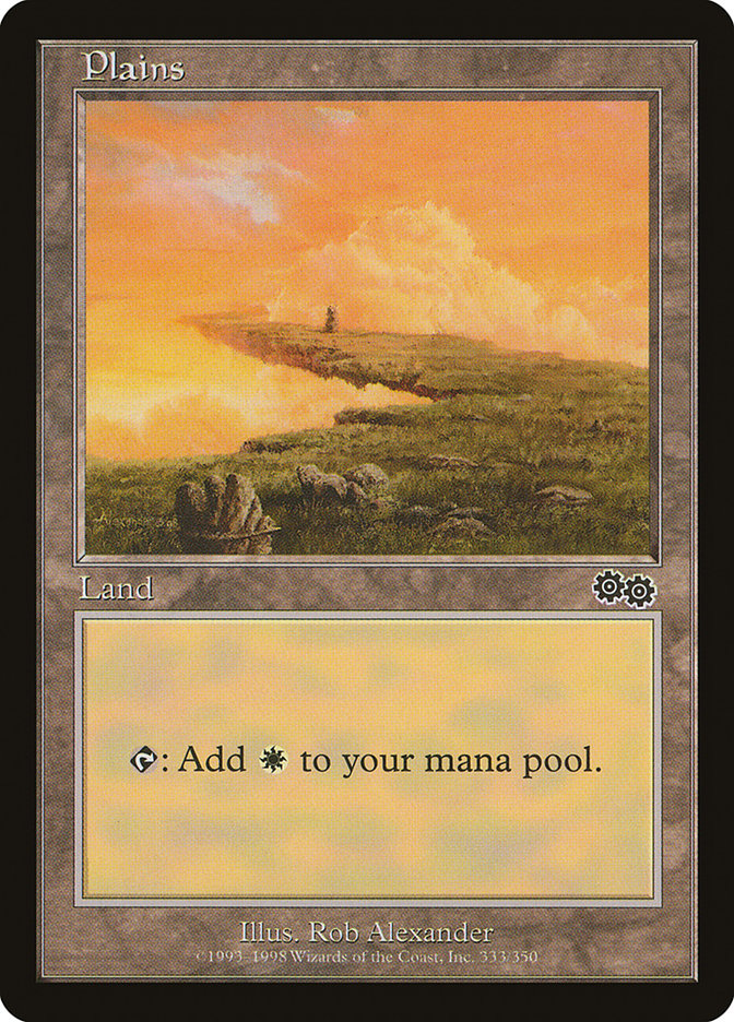 Plains 333/350 (Urza's Saga)  | Good Games Modbury