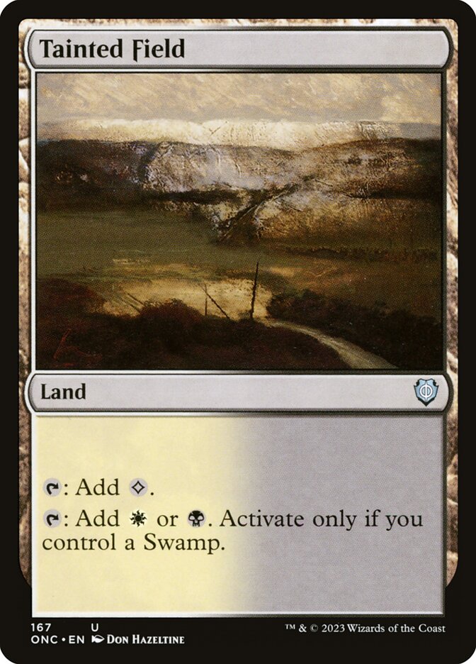 Tainted Field 167 (Commander: Phyrexia: All Will Be One)  | Good Games Modbury