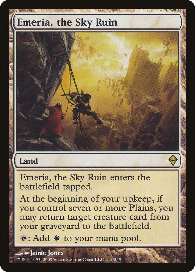 Emeria, the Sky Ruin 213/249 (Zendikar)  - Foil | Good Games Modbury