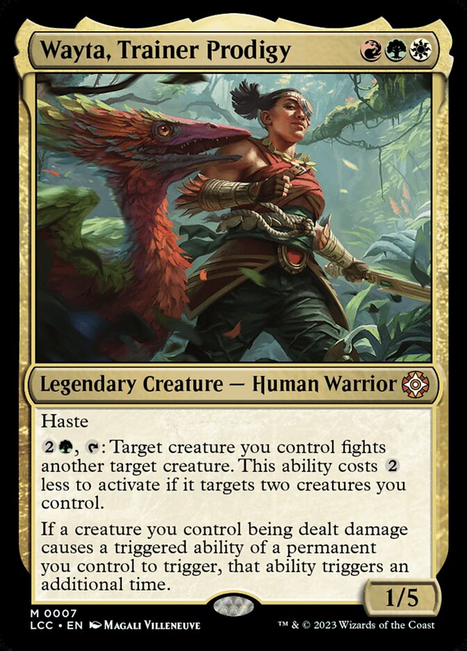 Wayta, Trainer Prodigy 7 (Commander: The Lost Caverns of Ixalan)  - Foil | Good Games Modbury
