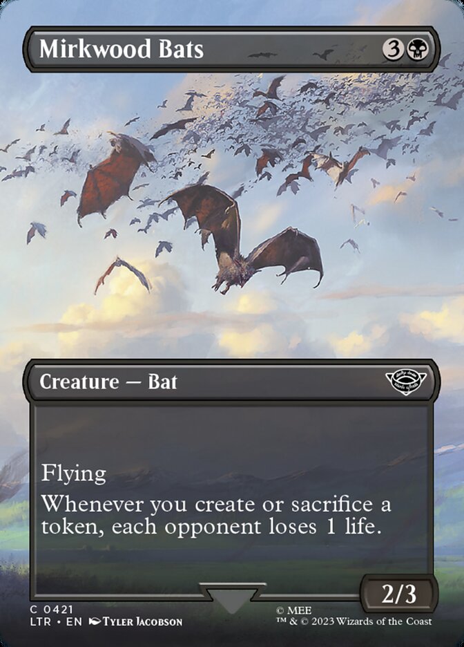Mirkwood Bats 421/281 (Universes Beyond: The Lord of the Rings: Tales of Middle-earth)  - Borderless | Good Games Modbury