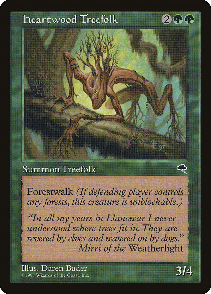 Heartwood Treefolk 233/350 (Tempest)  | Good Games Modbury