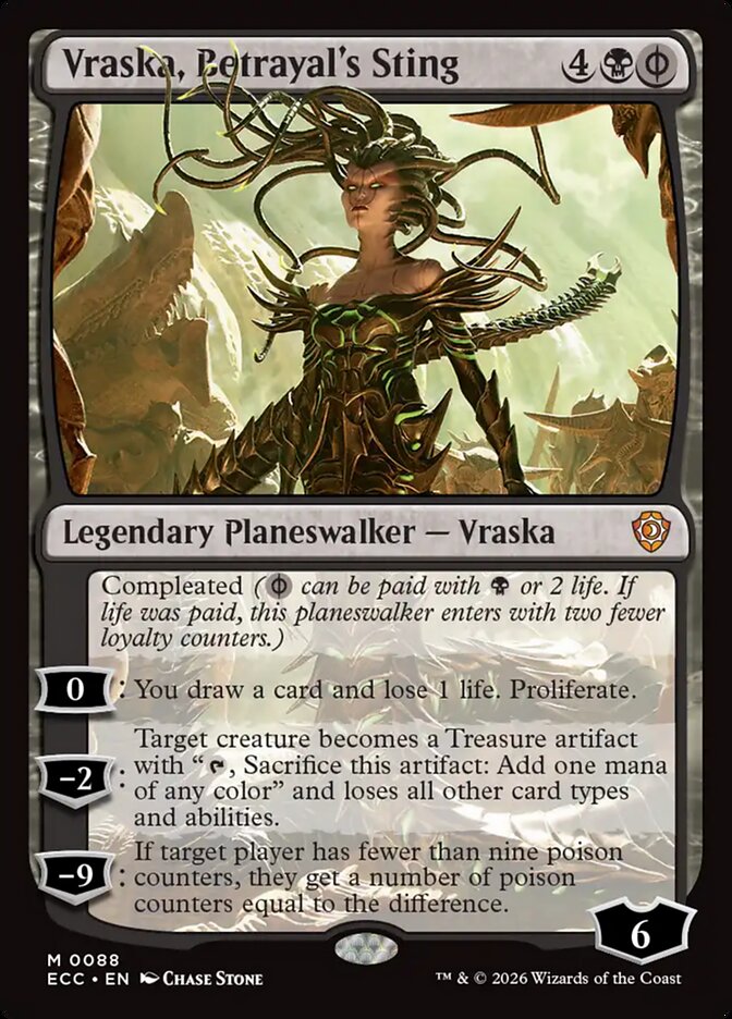Vraska, Betrayal's Sting 88 (Commander: Lorwyn Eclipsed)  | Good Games Modbury