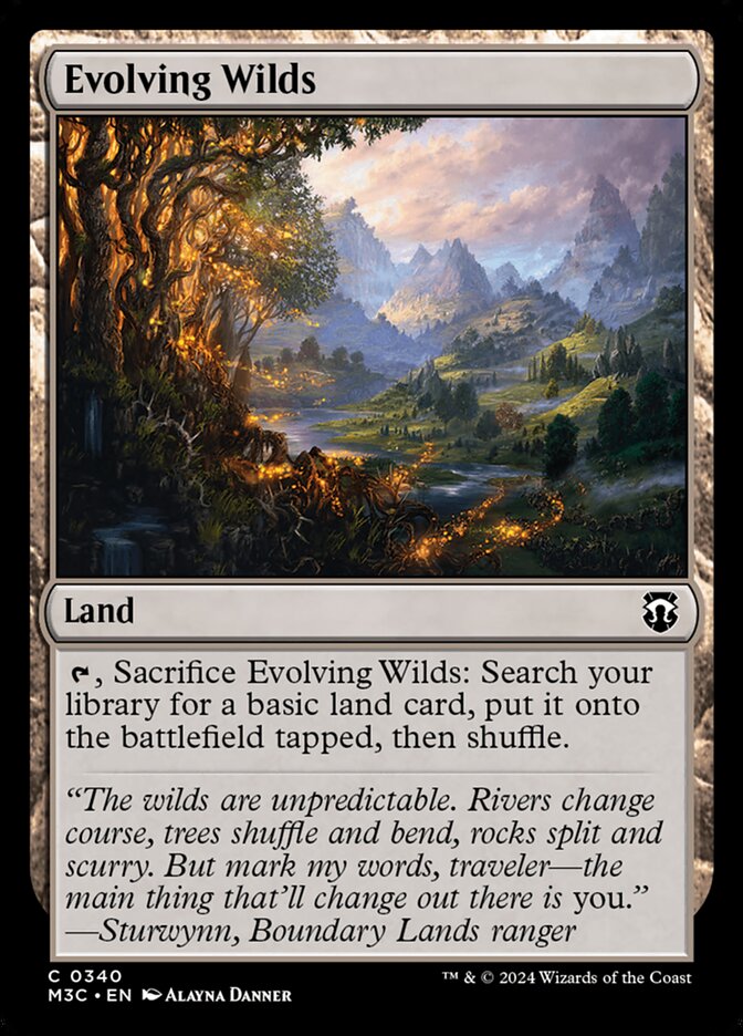 Evolving Wilds 340/411 (Commander: Modern Horizons 3)  | Good Games Modbury