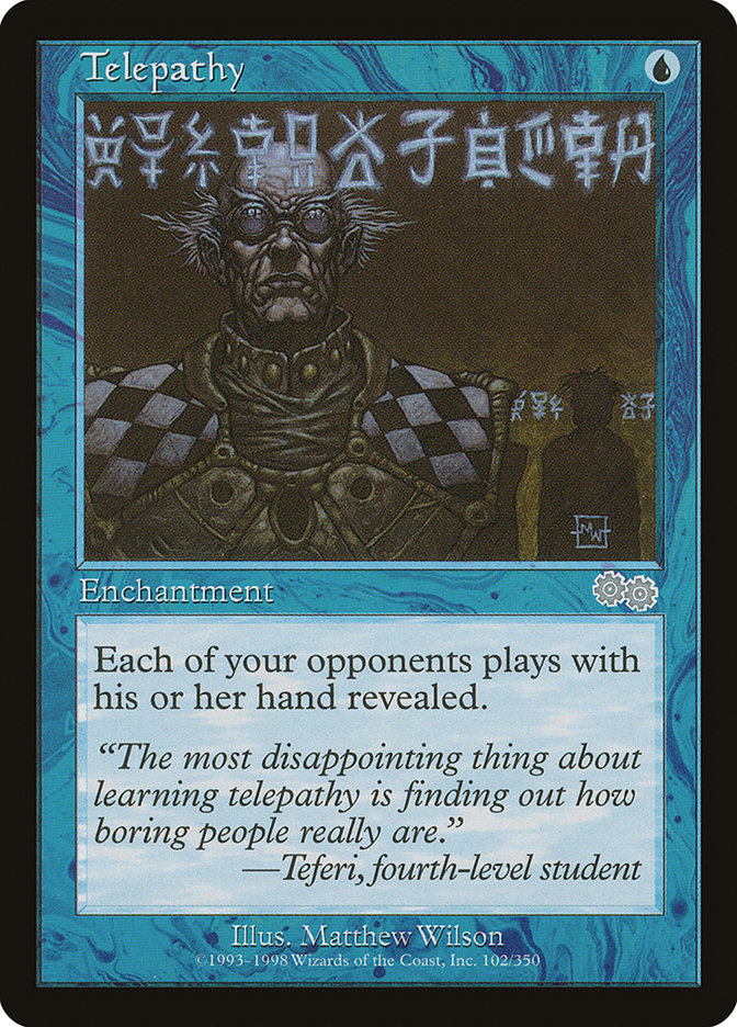Telepathy 102 (Urza's Saga)  | Good Games Modbury