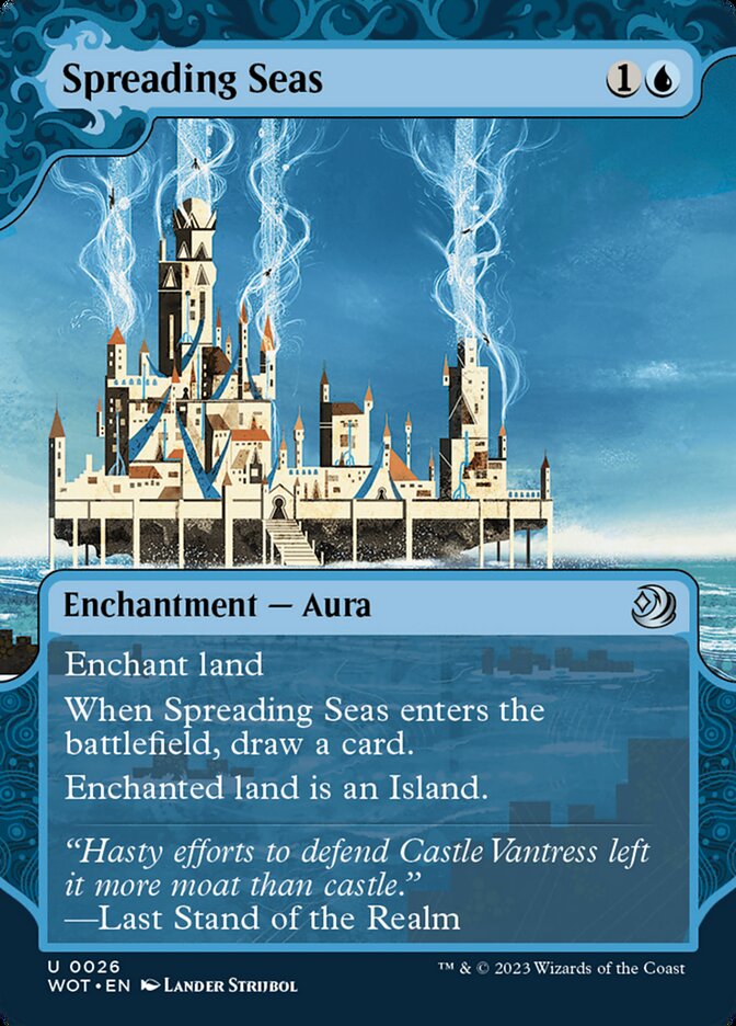 Spreading Seas 26/63 (Wilds of Eldraine: Enchanting Tales)  - Showcase Foil | Good Games Modbury