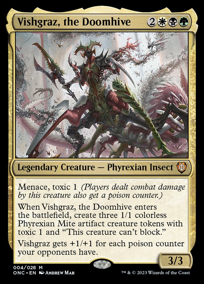 Vishgraz, the Doomhive 4 (Commander: Phyrexia: All Will Be One)  - Foil | Good Games Modbury