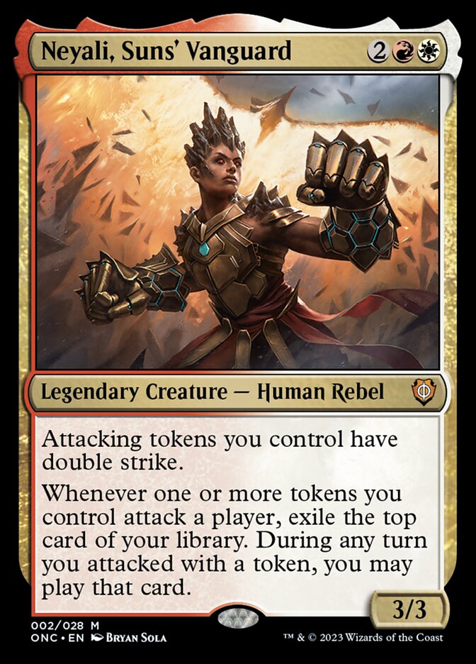 Neyali, Suns' Vanguard 2 (Commander: Phyrexia: All Will Be One)  - Foil | Good Games Modbury