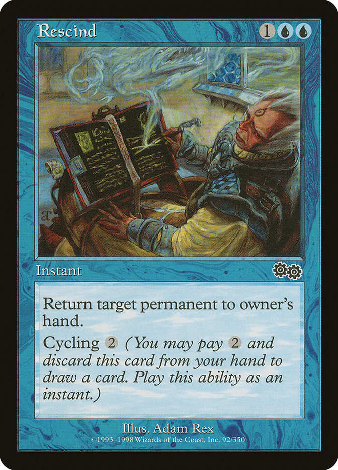 Rescind 92/350 (Urza's Saga)  | Good Games Modbury