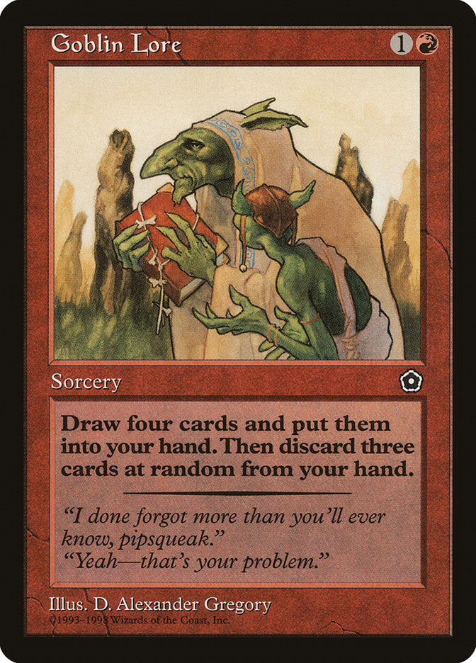 Goblin Lore 99/165 (Portal Second Age)  | Good Games Modbury
