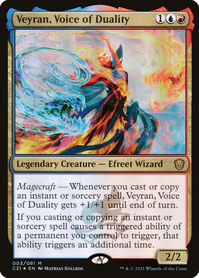 Veyran Voice of Duality 3 (Commander 2021)  - Foil | Good Games Modbury