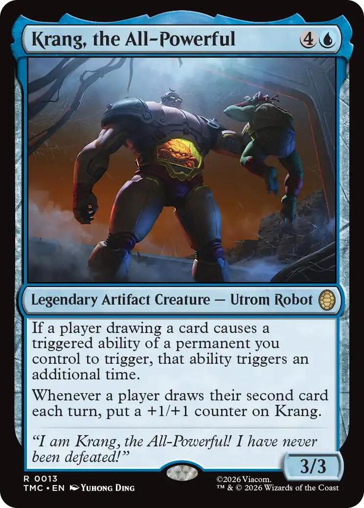 Krang the All Powerful 13 (Commander: Teenage Mutant Ninja Turtles)  - Surge Foil | Good Games Modbury