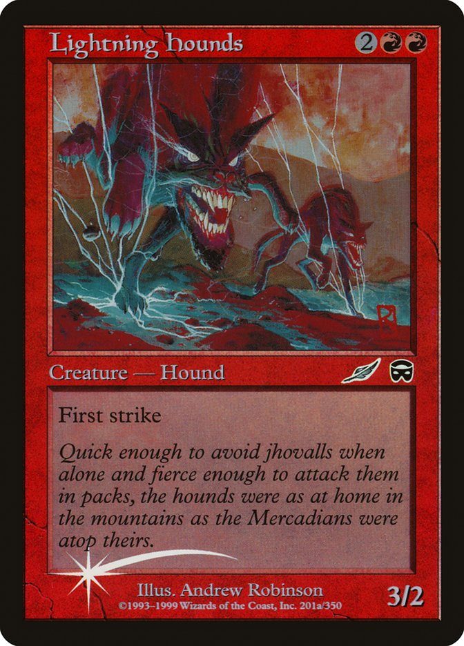 Lightning Hounds 2000-1/84 (Media Promos)  - Foil | Good Games Modbury