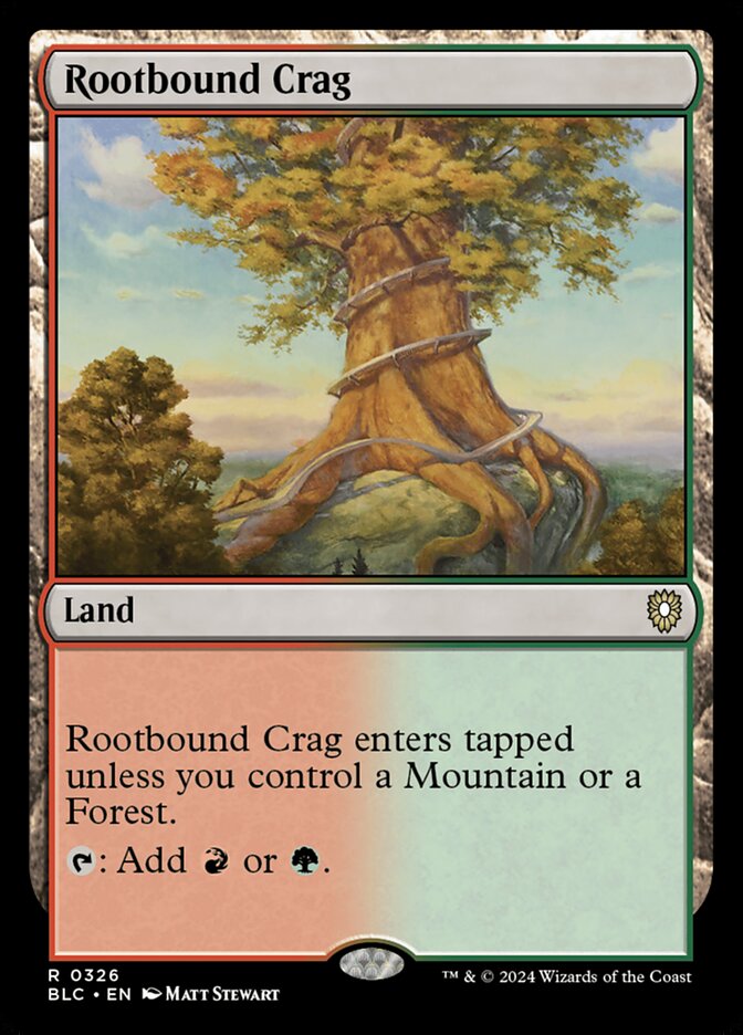 Rootbound Crag 326 (Commander: Bloomburrow)  | Good Games Modbury