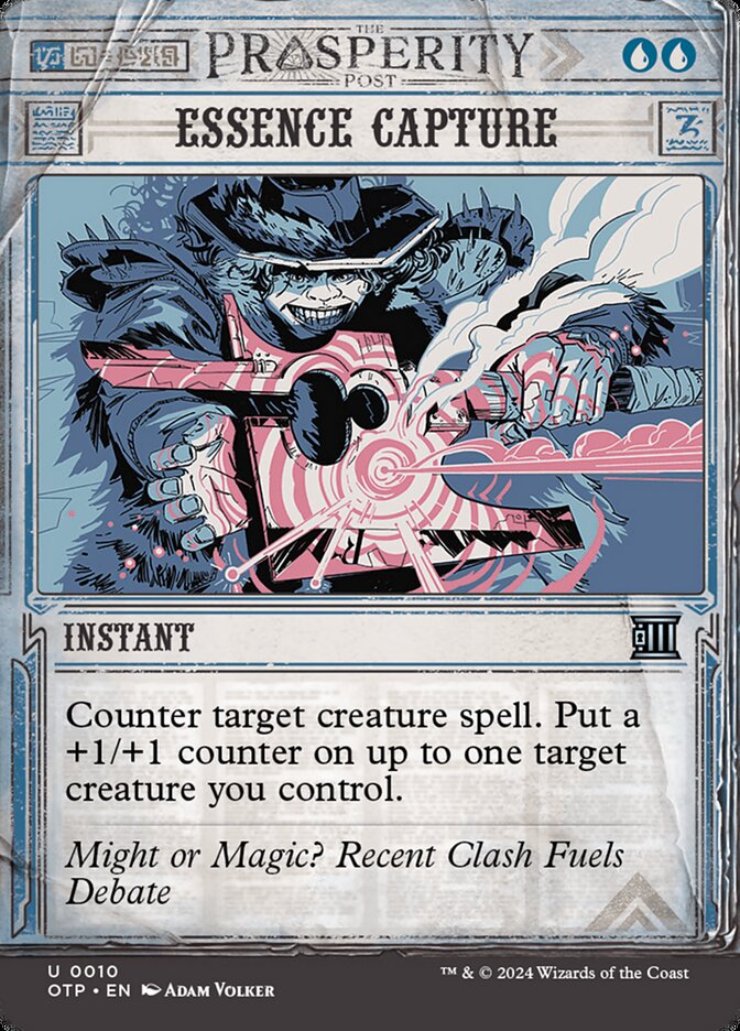 Essence Capture 10/65 (Outlaws of Thunder Junction: Breaking News)  - Showcase Foil | Good Games Modbury