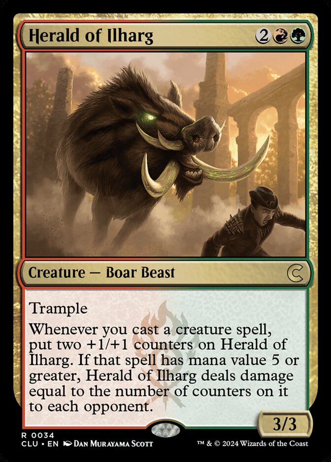 Herald of Ilharg 34/284 (Ravnica: Clue Edition)  | Good Games Modbury