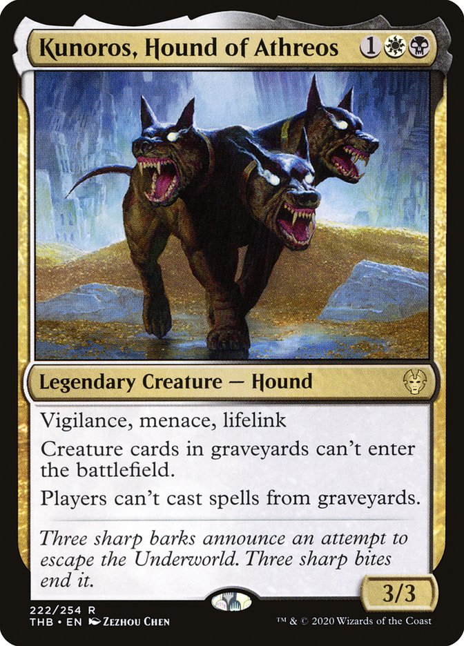 Kunoros, Hound of Athreos 222/254 (Theros Beyond Death)  | Good Games Modbury