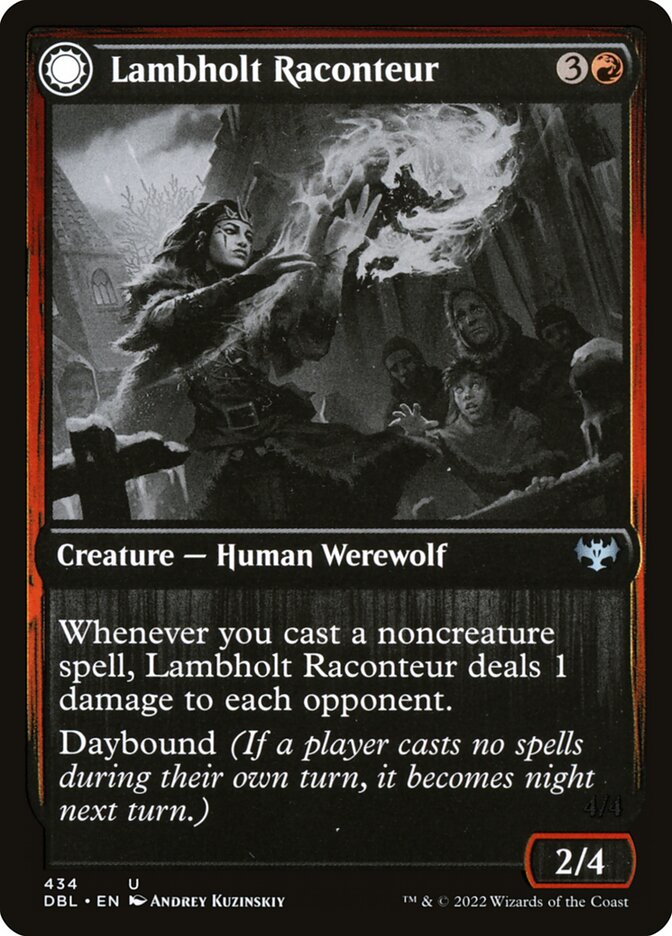 Lambholt Raconteur 434 (Innistrad: Double Feature)  - Foil | Good Games Modbury