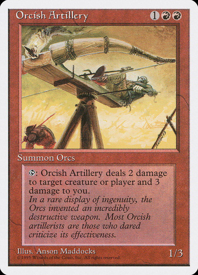 Orcish Artillery 214/378 (Fourth Edition)  | Good Games Modbury