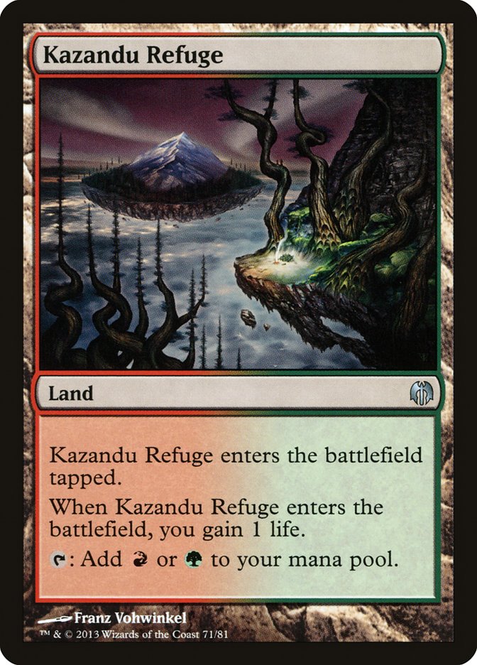 Kazandu Refuge 71 (Duel Decks: Heroes vs. Monsters)  | Good Games Modbury