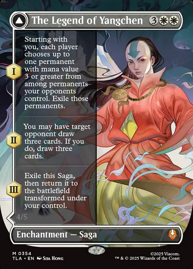 The Legend of Yangchen // Avatar Yangchen  354/286 (Avatar: The Last Airbender)  - Borderless Foil | Good Games Modbury