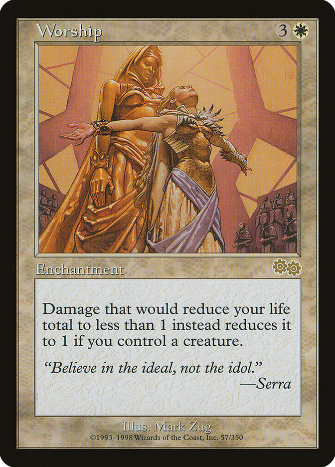 Worship 57/350 (Urza's Saga)  | Good Games Modbury