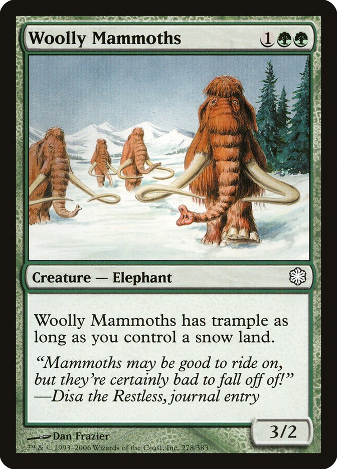 Woolly Mammoths 278/62 (Coldsnap Theme Deck Reprints)  | Good Games Modbury