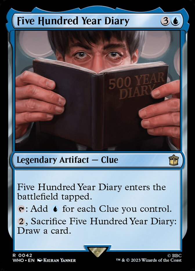 Five Hundred Year Diary 42/331 (Universes Beyond: Doctor Who)  - Foil | Good Games Modbury