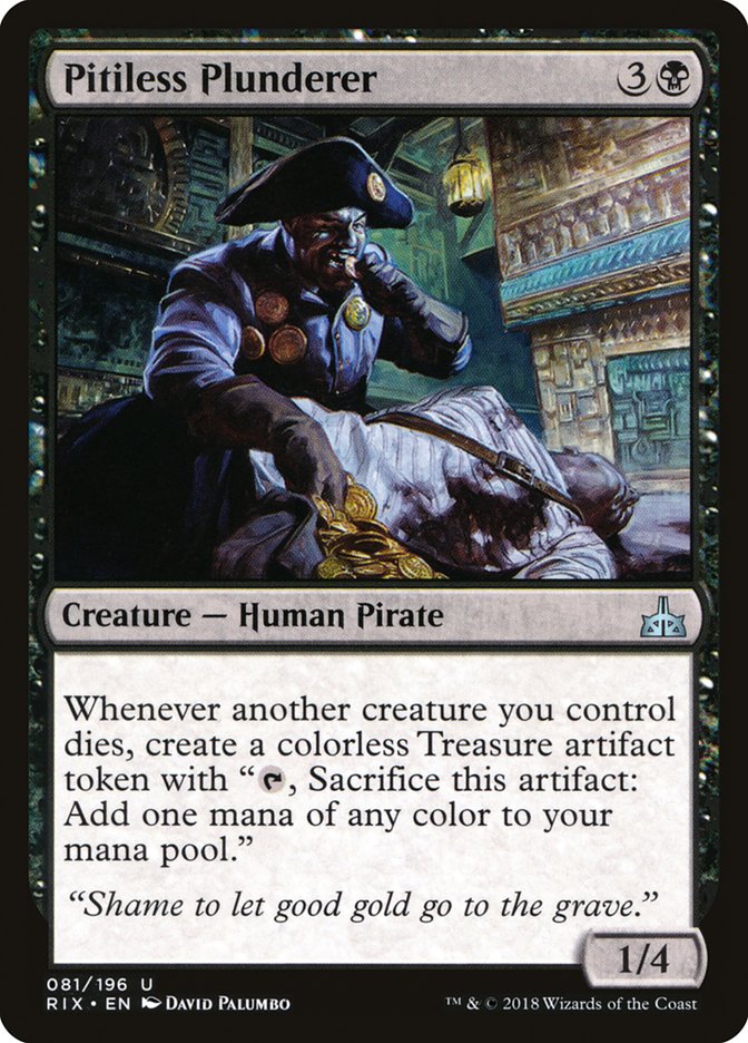 Pitiless Plunderer 81/196 (Rivals of Ixalan)  - Foil | Good Games Modbury
