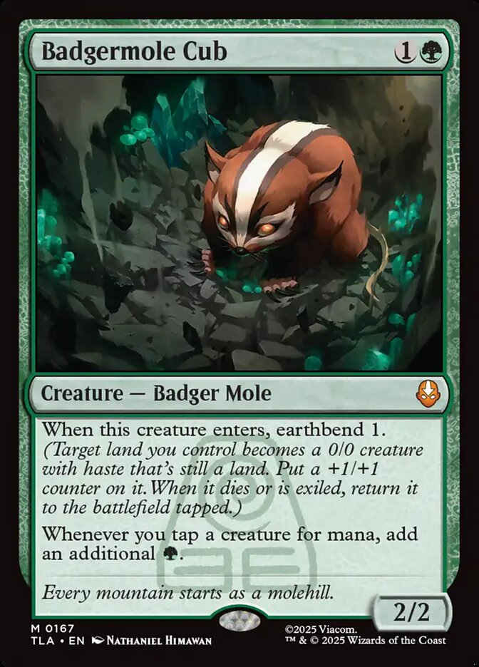Badgermole Cub 167/286 (Avatar: The Last Airbender)  | Good Games Modbury
