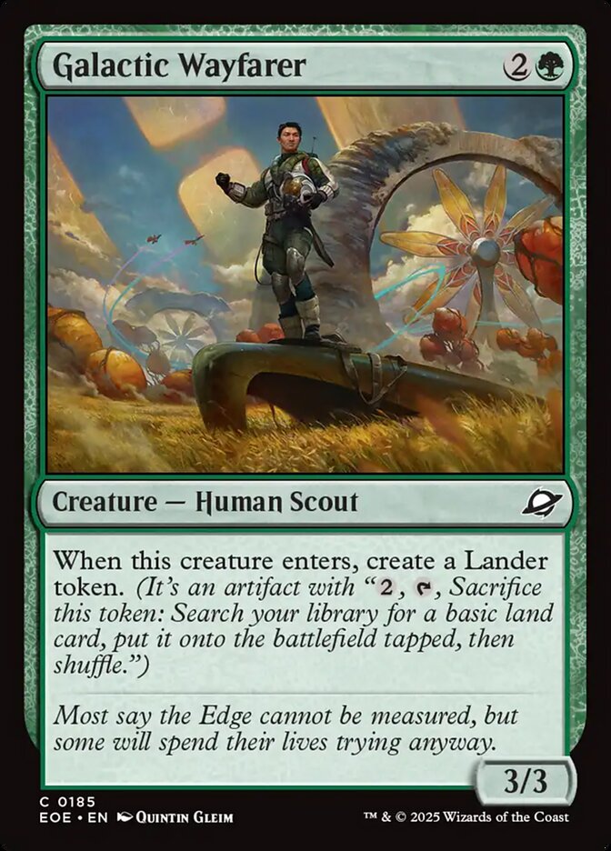 Galactic Wayfarer 185/276 (Edge of Eternities)  - Foil | Good Games Modbury