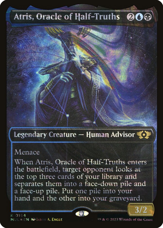 Atris, Oracle of Half-Truths 164/65 (March of the Machine: Multiverse Legends)  - Foil | Good Games Modbury