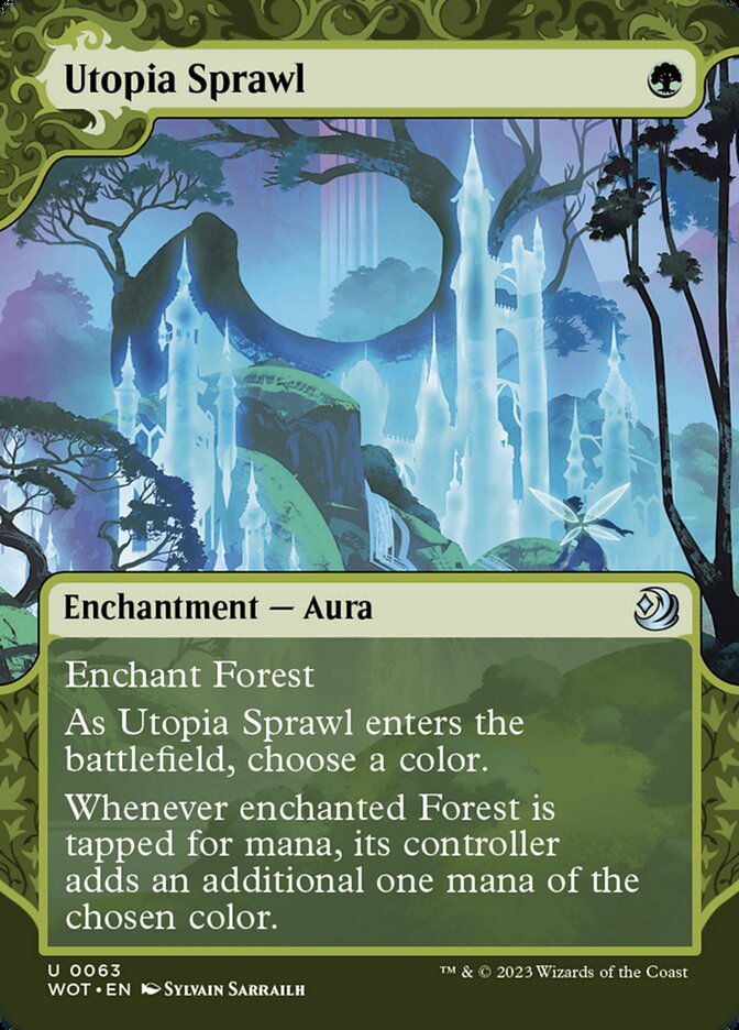 Utopia Sprawl 63 (Wilds of Eldraine: Enchanting Tales)  - Showcase Foil | Good Games Modbury