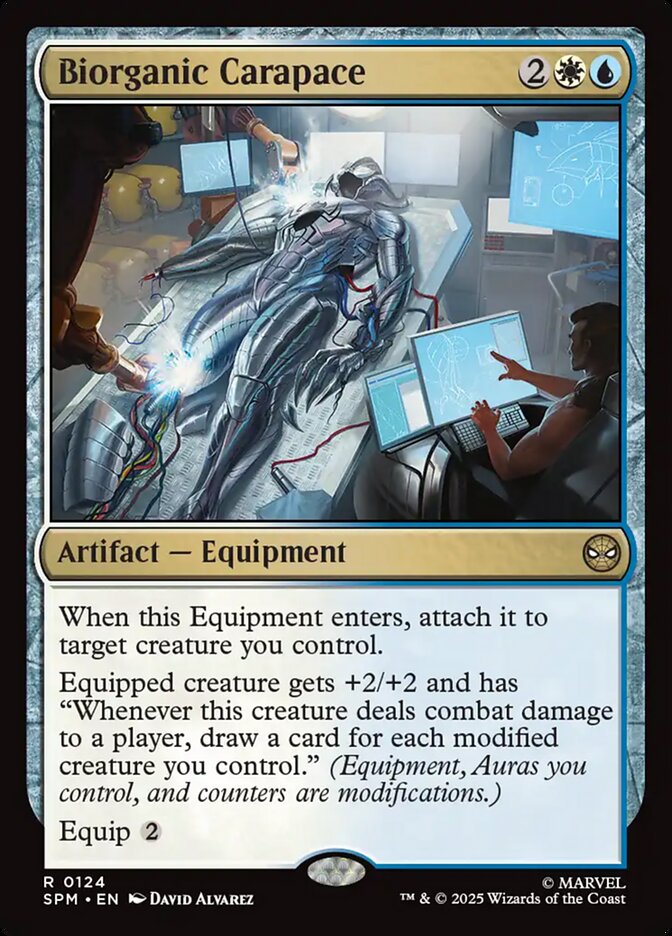 Biorganic Carapace 124 (Marvel's Spider-Man)  - Foil | Good Games Modbury