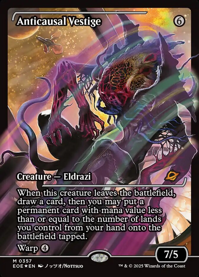 Anticausal Vestige 357 (Edge of Eternities)  - Showcase Foil | Good Games Modbury