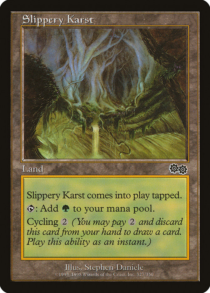 Slippery Karst 327/350 (Urza's Saga)  | Good Games Modbury