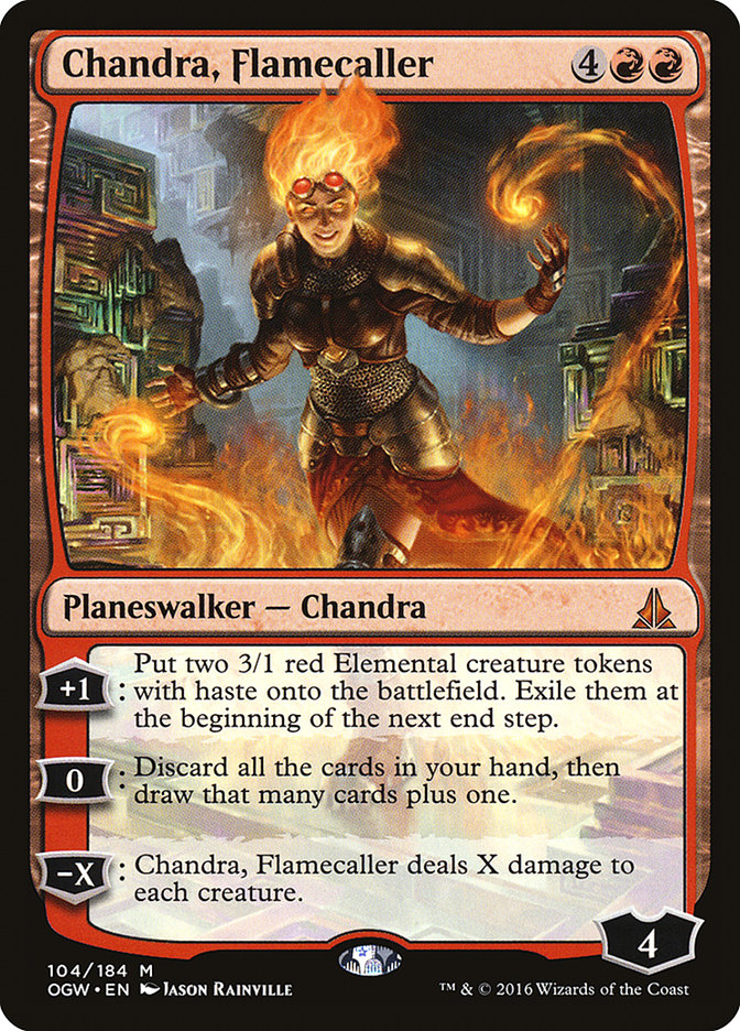 Chandra, Flamecaller 104/184 (Oath of the Gatewatch)  - Foil | Good Games Modbury