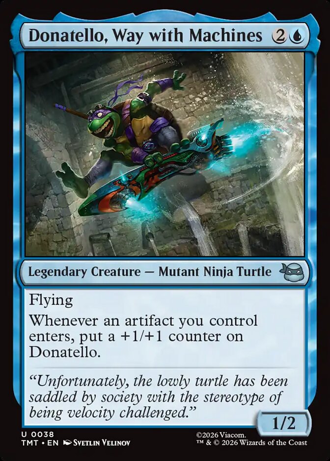 Donatello, Way with Machines 38 (Teenage Mutant Ninja Turtles)  - Foil | Good Games Modbury
