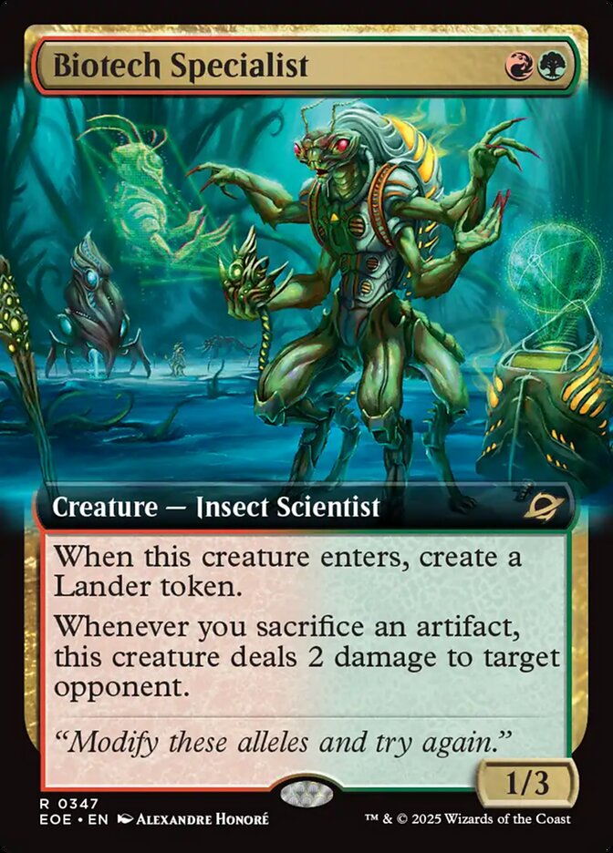 Biotech Specialist 347 (Edge of Eternities)  - Extended Art  | Good Games Modbury