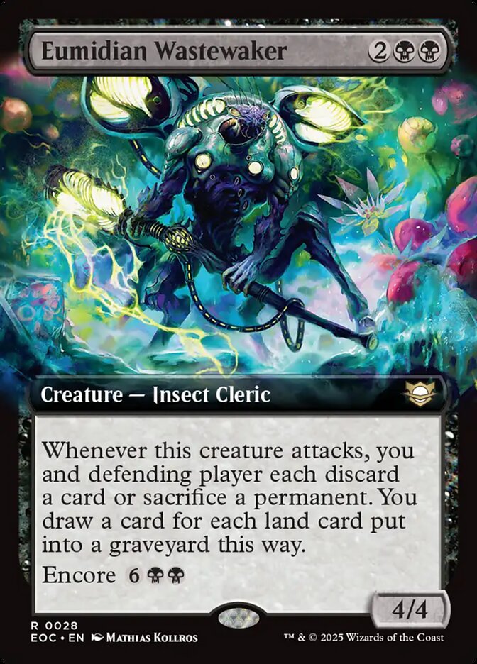 Eumidian Wastewaker 28/191 (Commander: Edge of Eternities)  - Extended Art | Good Games Modbury