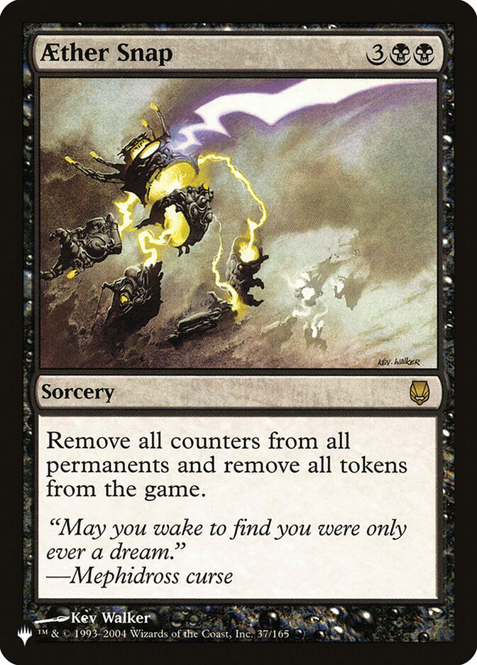 Aether Snap 37/165 (The List Reprints)  | Good Games Modbury