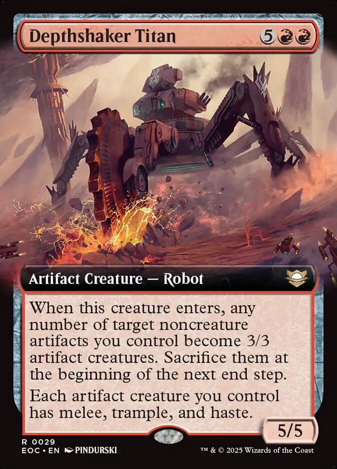 Depthshaker Titan 29/191 (Commander: Edge of Eternities)  - Extended Art | Good Games Modbury