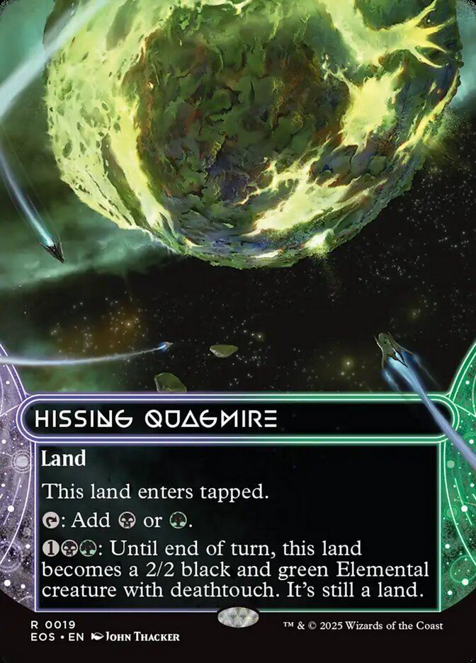 Hissing Quagmire 19 (Edge of Eternities: Stellar Sights)  - Borderless | Good Games Modbury
