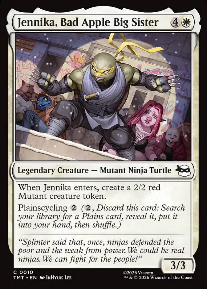 Jennika, Bad Apple Big Sister 10/190 (Teenage Mutant Ninja Turtles)  - Foil | Good Games Modbury