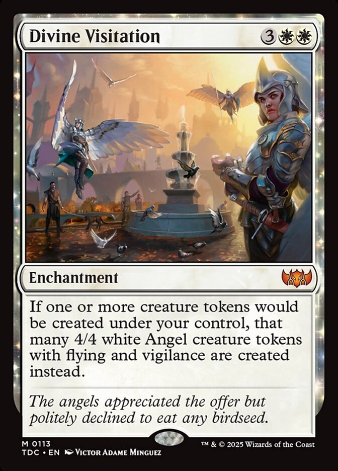 Divine Visitation 113 (Commander: Tarkir: Dragonstorm)  | Good Games Modbury