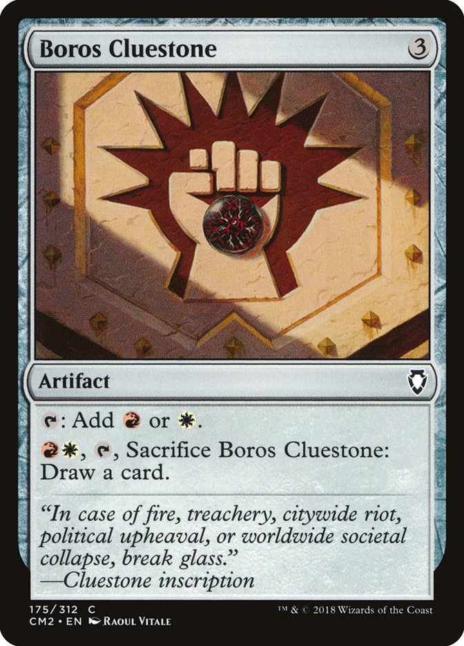 Boros Cluestone 175/312 (Commander Anthology Volume II)  | Good Games Modbury