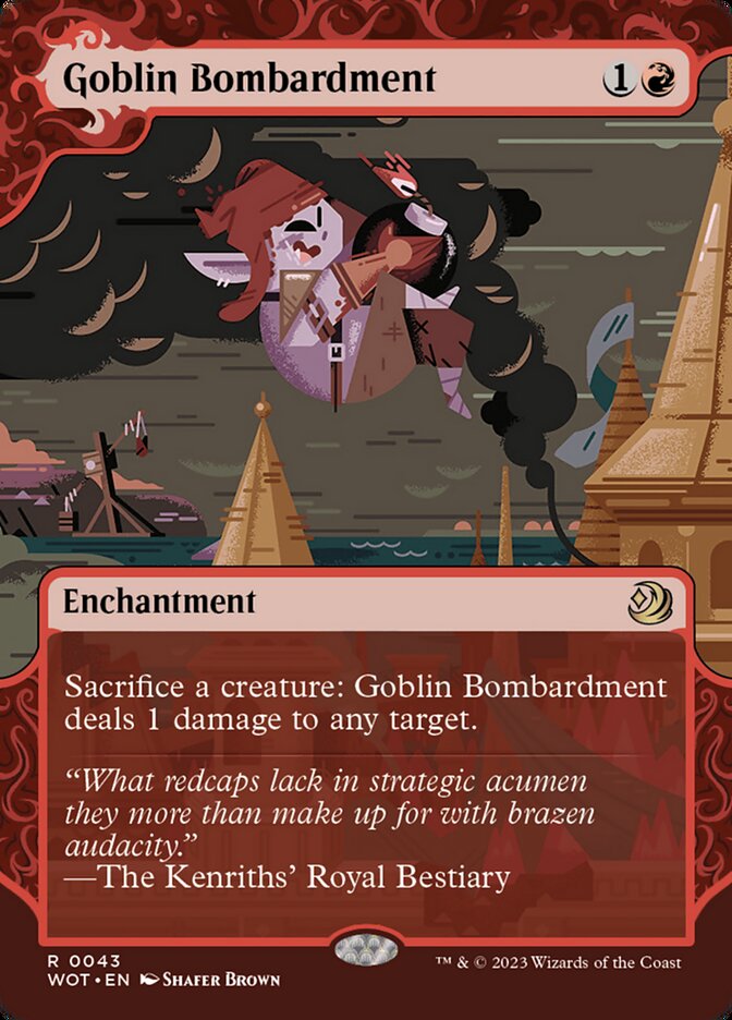 Goblin Bombardment 43/63 (Wilds of Eldraine: Enchanting Tales)  - Showcase | Good Games Modbury