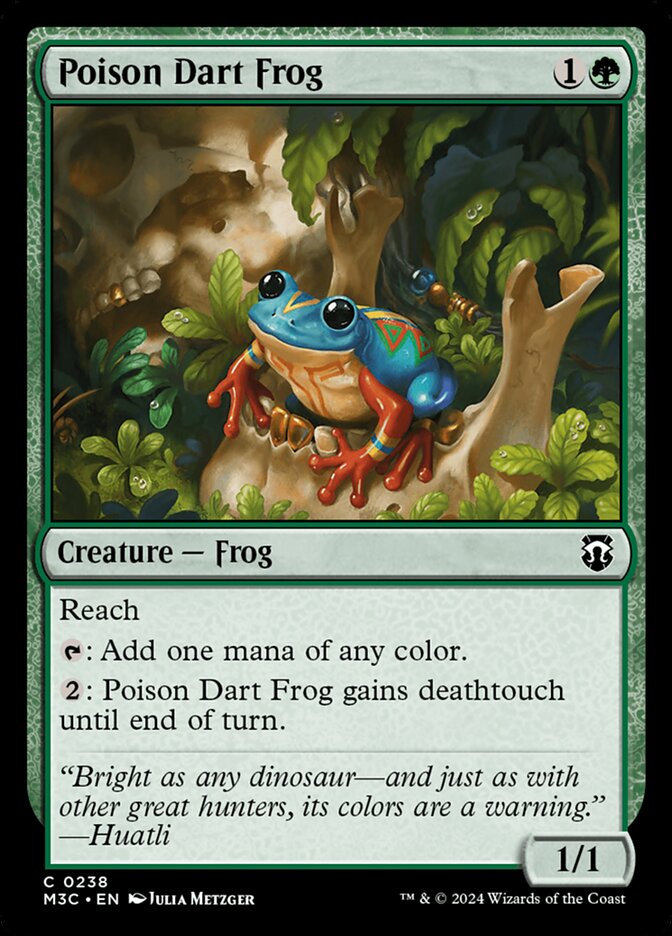 Poison Dart Frog 238/411 (Commander: Modern Horizons 3)  | Good Games Modbury