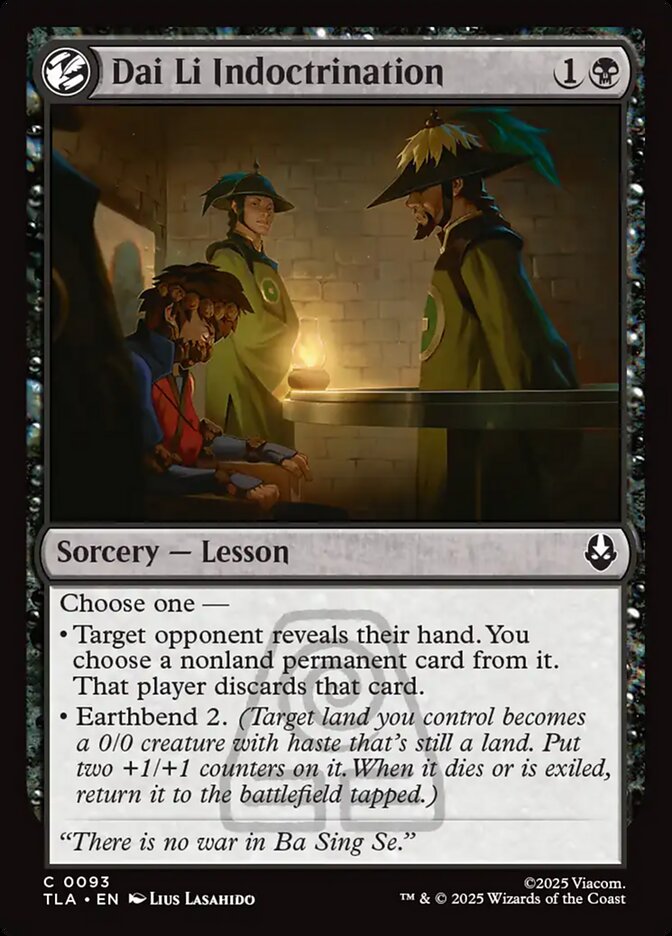Dai Li Indoctrination 93 (Avatar: The Last Airbender)  - Foil | Good Games Modbury