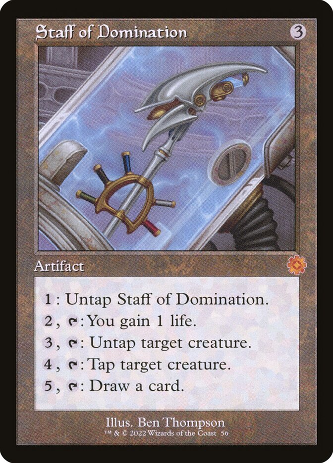 Staff of Domination 56 (The Brothers' War: Retro Frame Artifacts)  | Good Games Modbury